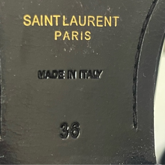 YSL chelsea bootie studded black size 6 - Picture 3 of 6